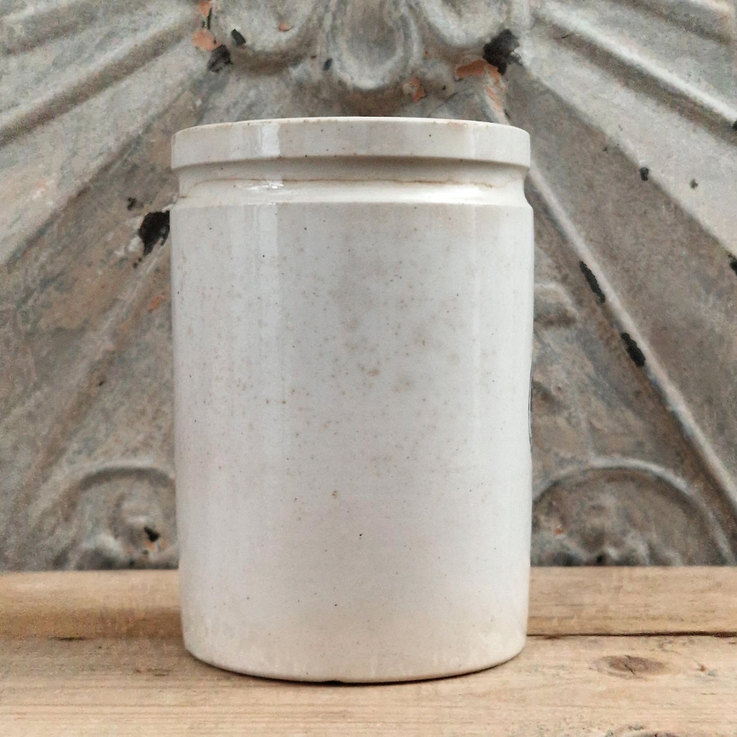 Rare pot Félix Potin Noir et Blanc - vers 1881 / 1883