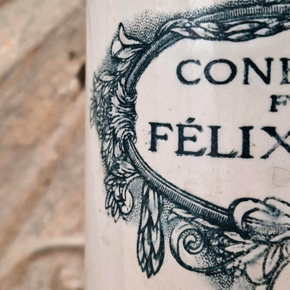 Pot de confitures « Félix Potin » Bleu - Badonviller, format XL