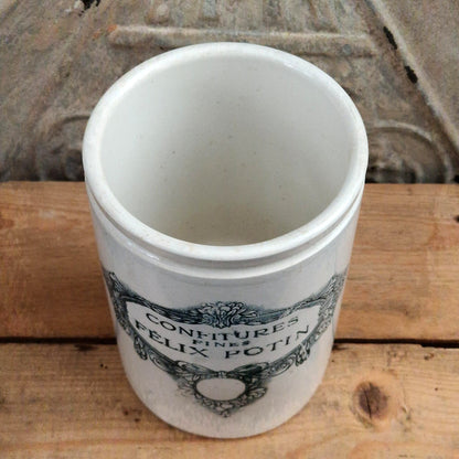 Pot de confitures « Félix Potin » Bleu - Badonviller, format XL