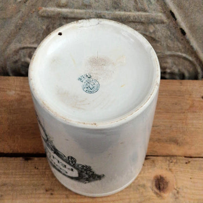 Pot de confitures « Félix Potin » Bleu - Badonviller, format XL