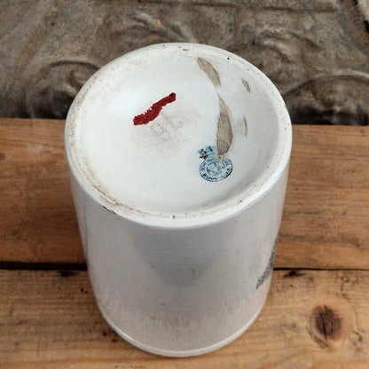 Rare pot de confitures « Félix Potin » avec étiquette