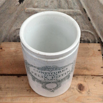 Large Félix Potin "Fine Jams" jar - Circa 1900