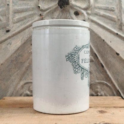 Large Félix Potin "Fine Jams" jar - Circa 1900