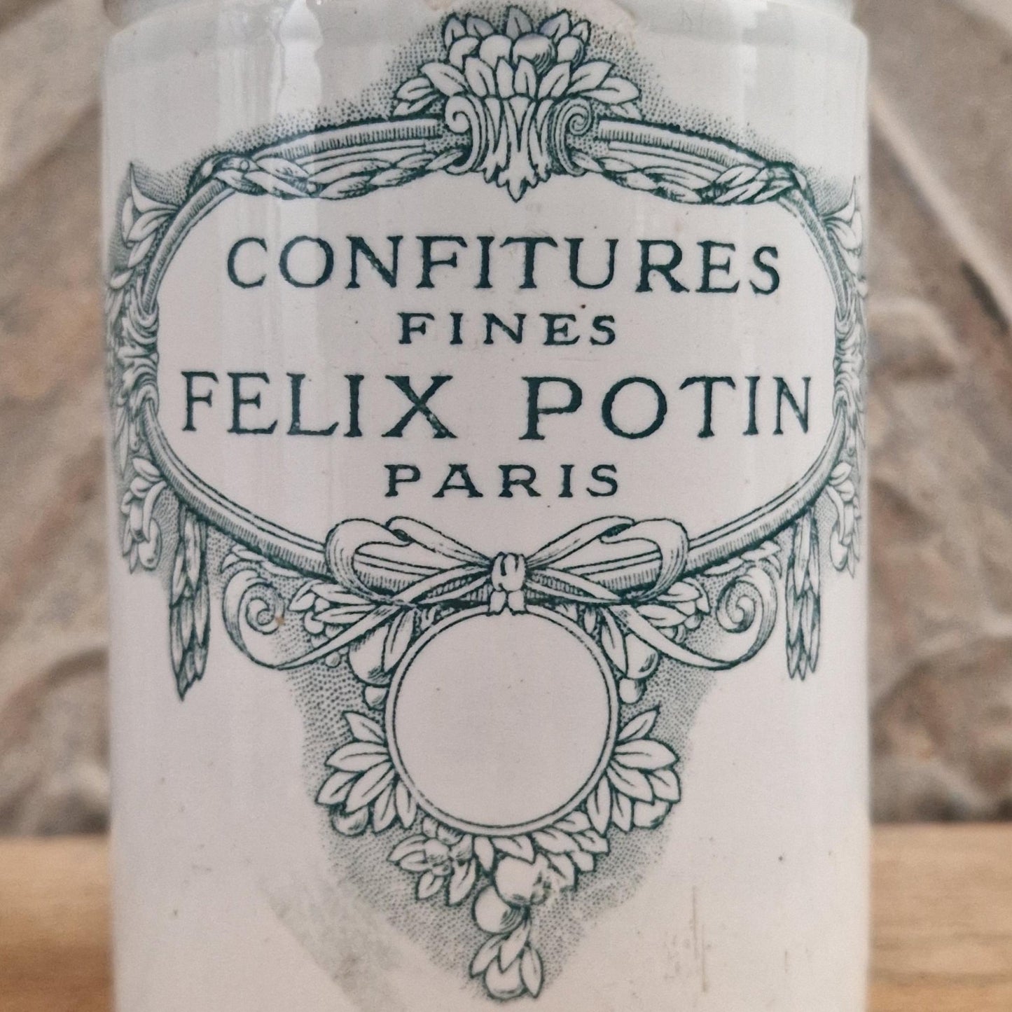 Ancien pot à confitures Félix Potin - Lunéville