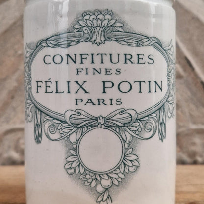Pot « Confitures Fines Félix Potin » - Teinte verte