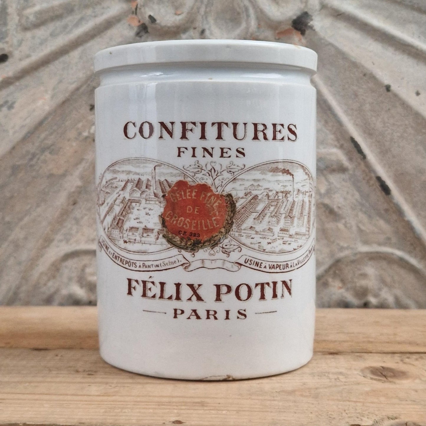 Pot Félix Potin « Confitures Fines » - Gelée de groseille