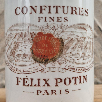 Pot Félix Potin « Confitures Fines » - Gelée de groseille