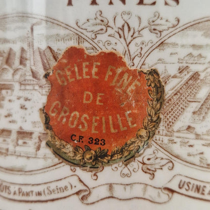 Pot Félix Potin « Confitures Fines » - Gelée de groseille