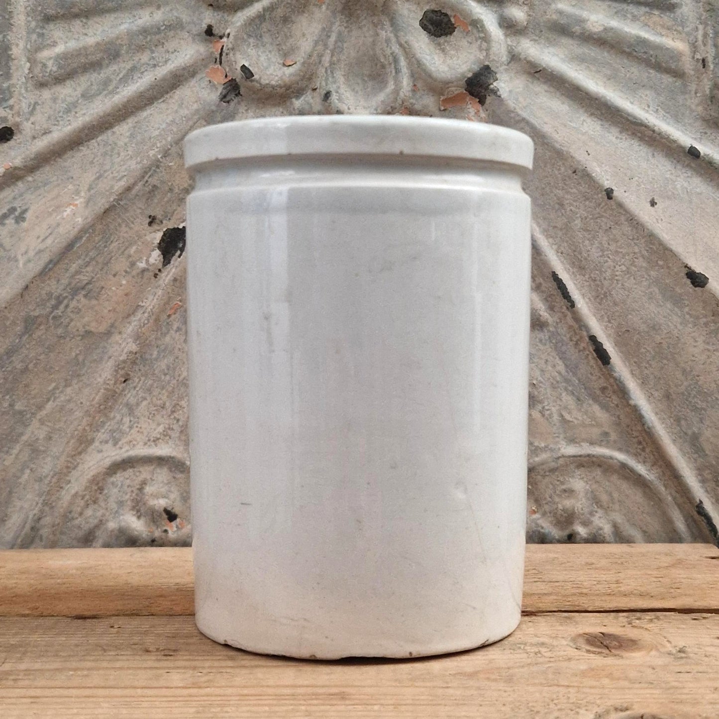 Pot Félix Potin « Confitures Fines » - Décor Brun sépia