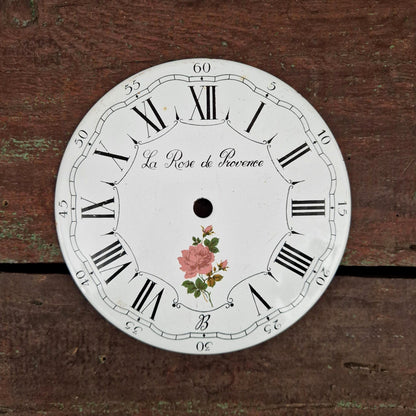 Ancien cadran émaillé « La Rose de Provence »
