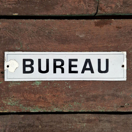Old Enamel Sign "OFFICE"