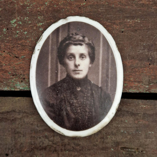 Vintage photographic portrait "The Young Woman"