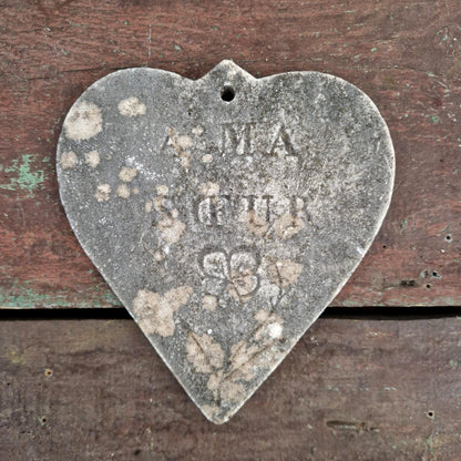 Ancien coeur funéraire  « À ma sœur » - Début XXe