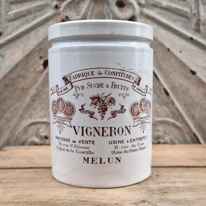 Old Vigneron Melun Pot "Jam Factory"