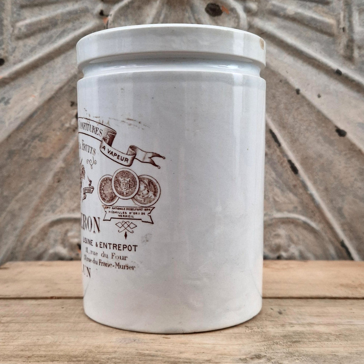 Old Vigneron Melun Pot "Jam Factory"