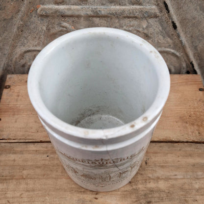 Antique "Confiturerie" jar - Lunéville earthenware
