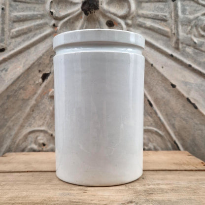 Antique "Confiturerie" jar - Lunéville earthenware