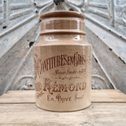 Old "Rémond" jam jar - Paris