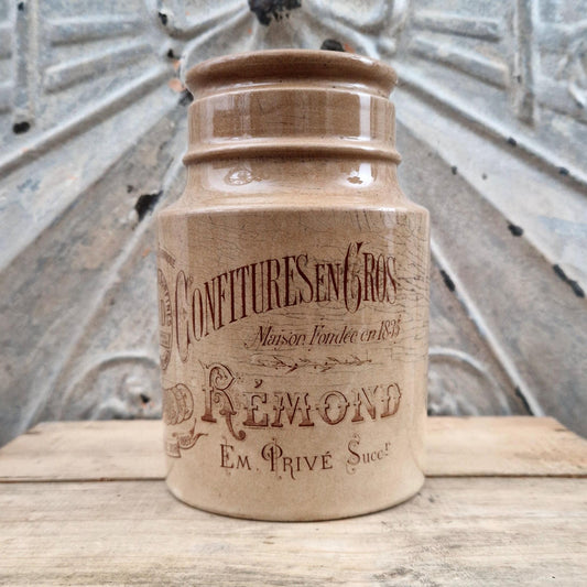 Old "Rémond" jam jar - Paris