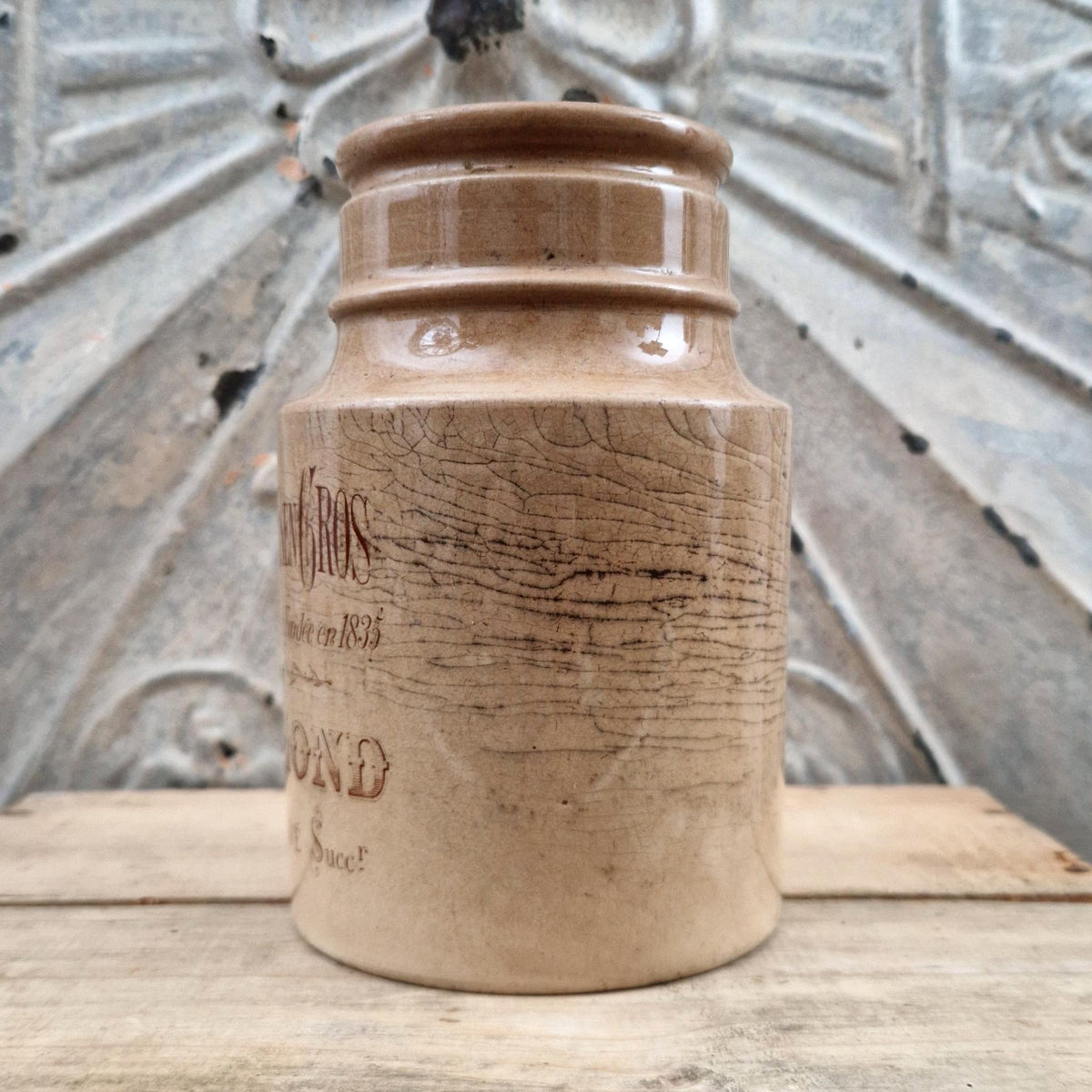Old "Rémond" jam jar - Paris