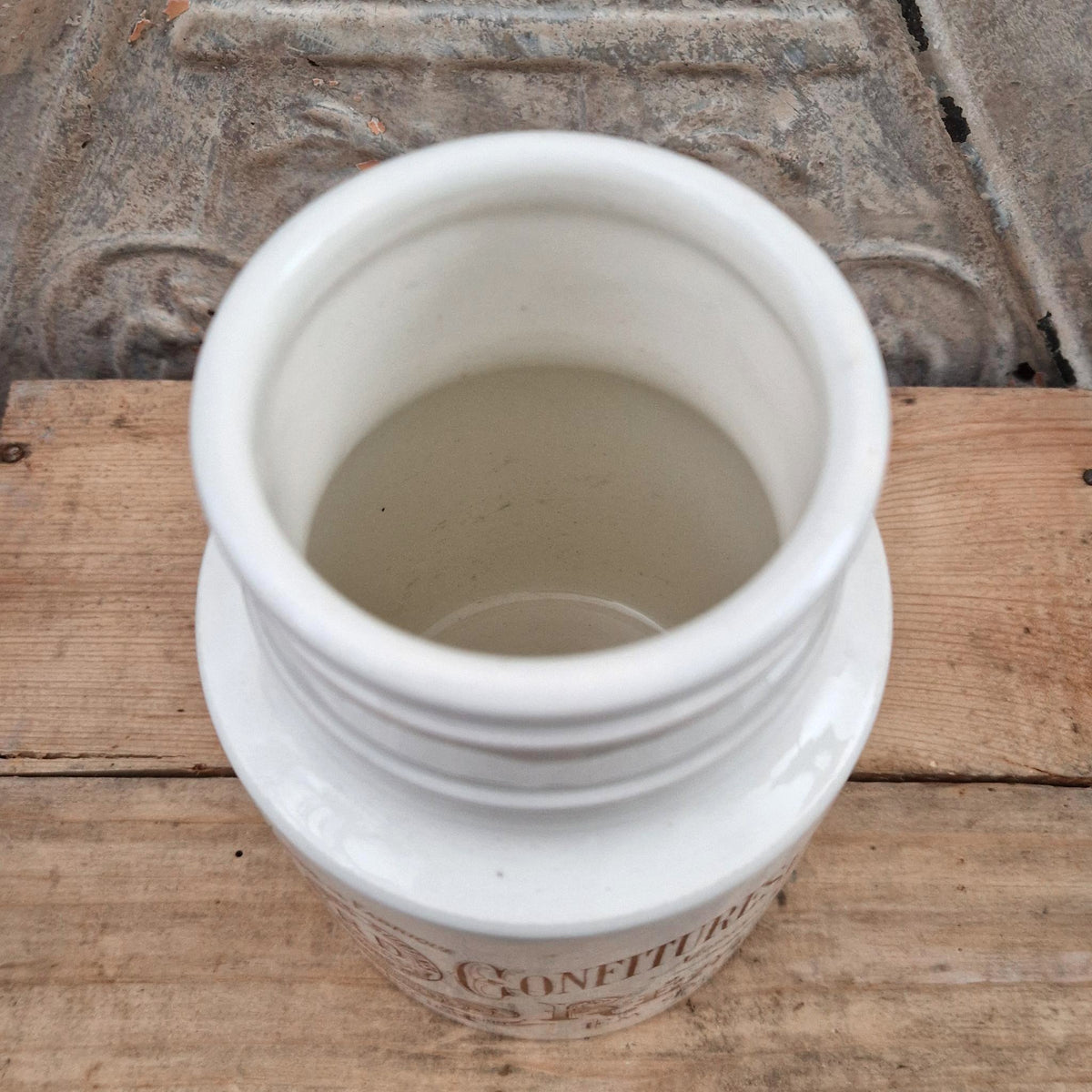 Antique "Rémond Wholesale Jams" jar - Paris