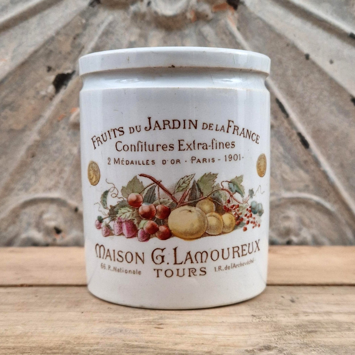 Jar "Maison G. Lamoureux" - Fruits from the Garden of France