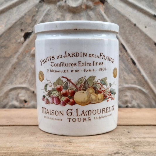 Jar "Maison G. Lamoureux" - Fruits from the Garden of France