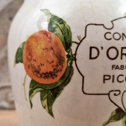 Vintage "Picon - Orange Jams" Jar - XL Size