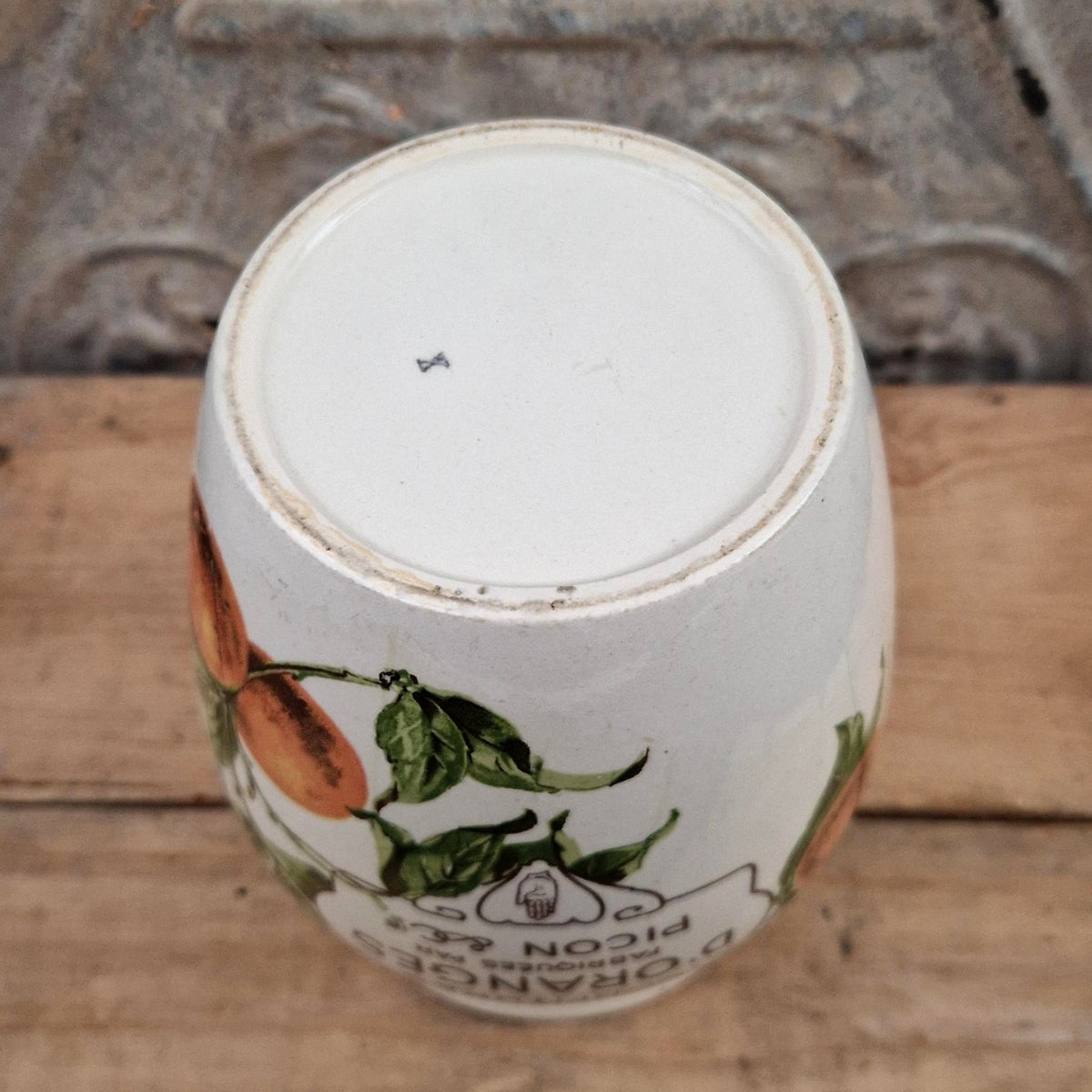 Vintage "Picon - Orange Jams" Jar - XL Size