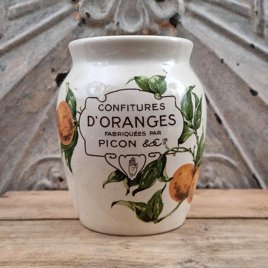 Old PICON "Orange Jams" jar - XL size