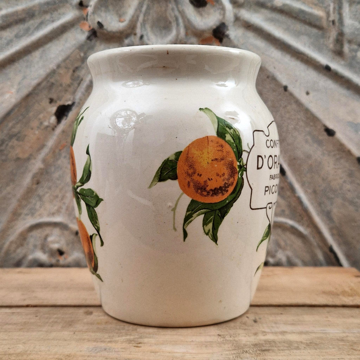 Old PICON "Orange Jams" jar - XL size