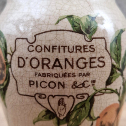 Advertising jar "Picon - Orange Jams" - size L