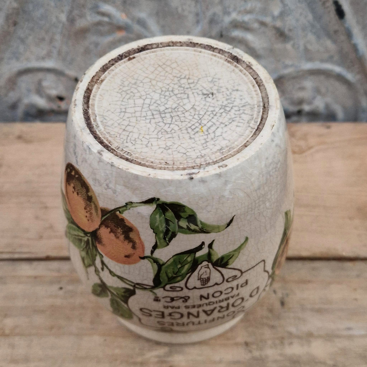 Advertising jar "Picon - Orange Jams" - size L