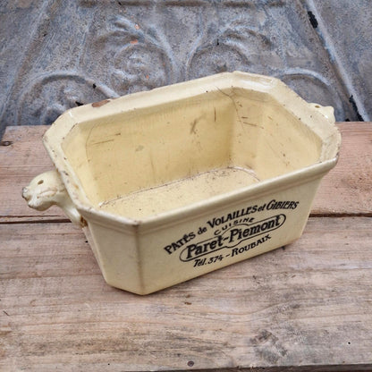 Vintage "Poultry Pâtés" Terrine - Roubaix