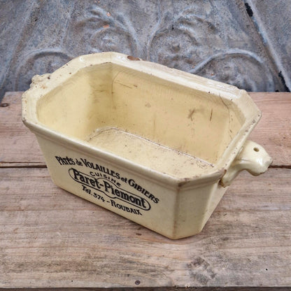 Vintage "Poultry Pâtés" Terrine - Roubaix
