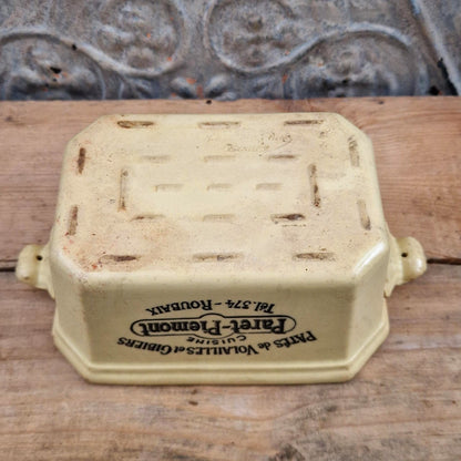 Vintage "Poultry Pâtés" Terrine - Roubaix