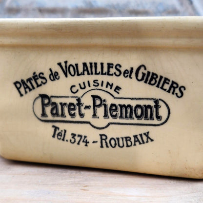 Vintage "Poultry Pâtés" Terrine - Roubaix
