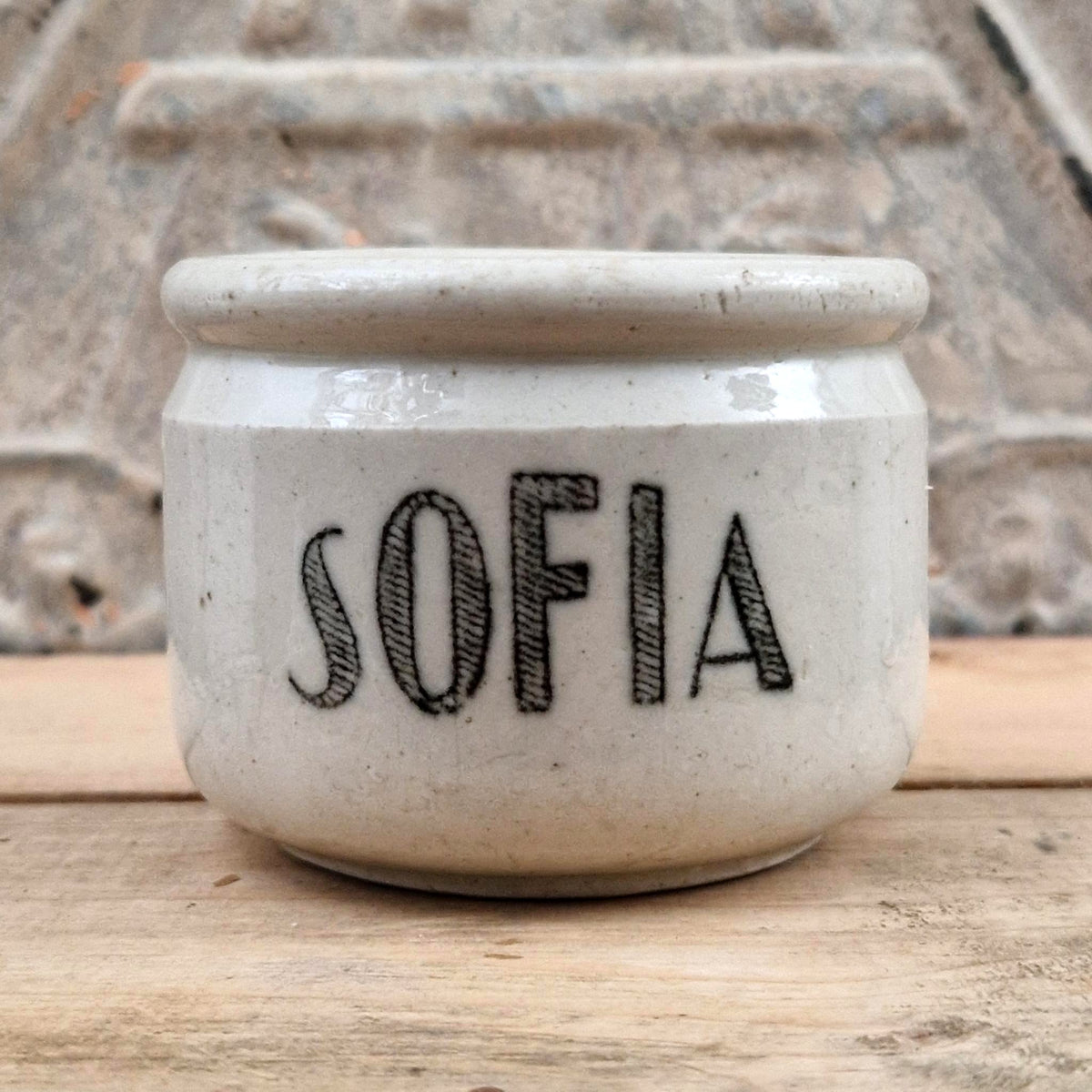 "SOFIA" ceramic yogurt pot