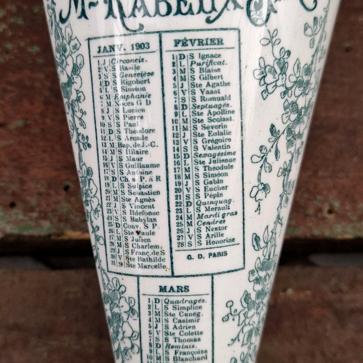 Rare cornet publicitaire « Grande boucherie centrale » - Paris, 1903
