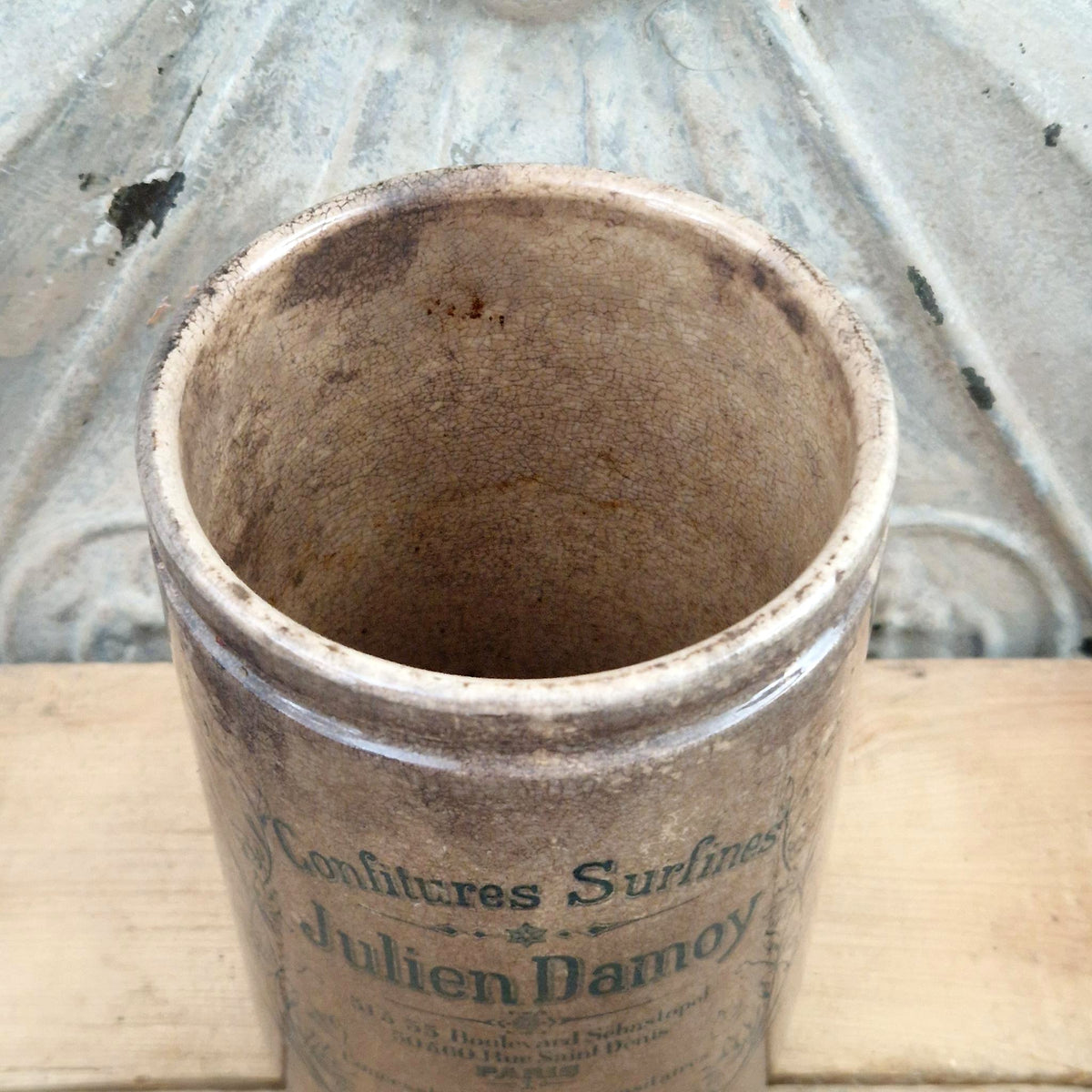 Pot publicitaire en porcelaine « Julien Damoy » - Format XL