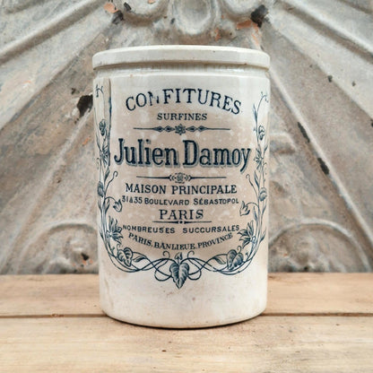 Ancien pot en porcelaine « Julien Damoy » - Début XXe