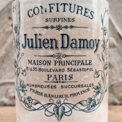 Ancien pot en porcelaine « Julien Damoy » - Début XXe