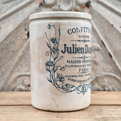 Ancien pot en porcelaine « Julien Damoy » - Début XXe