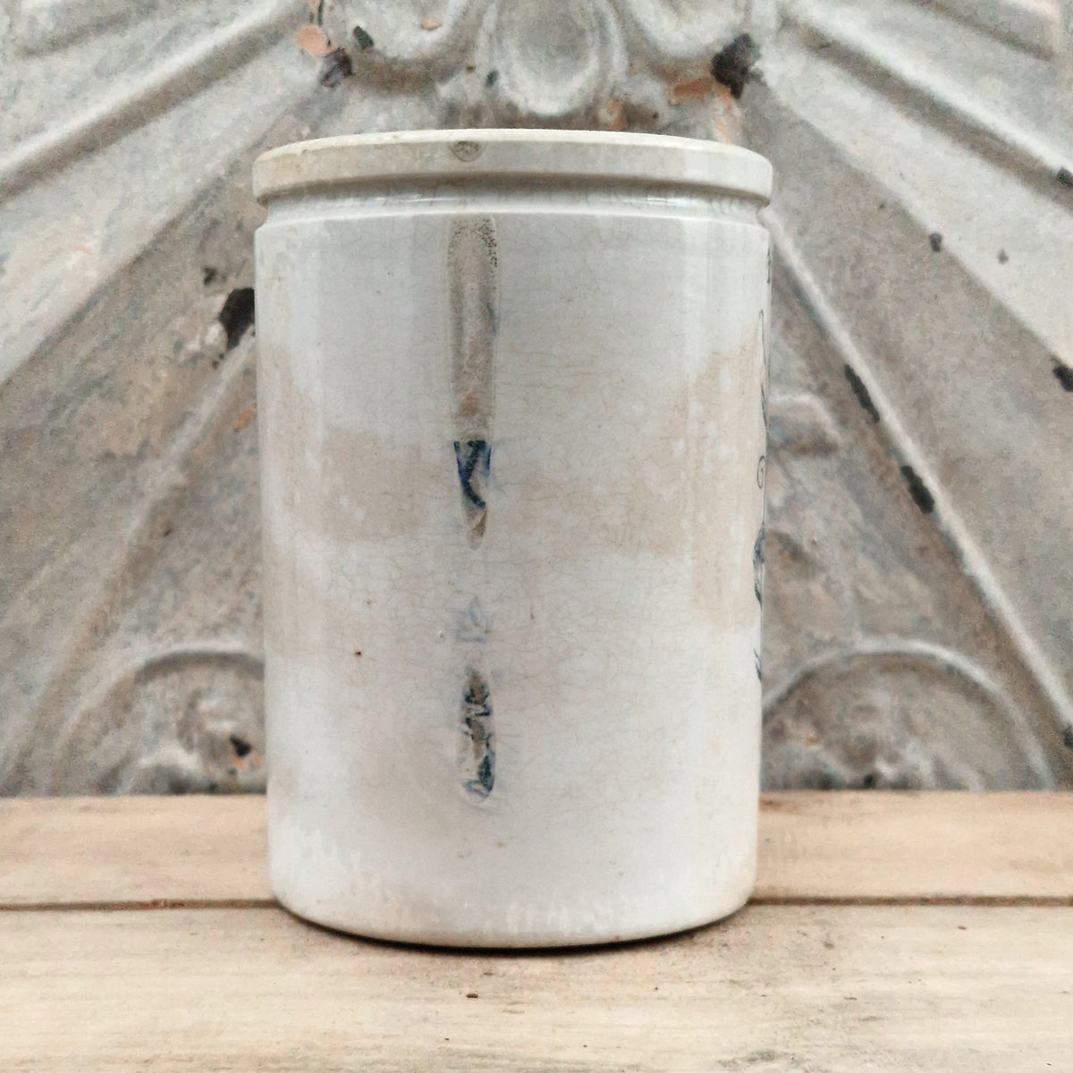 Ancien pot en porcelaine « Julien Damoy » - Début XXe