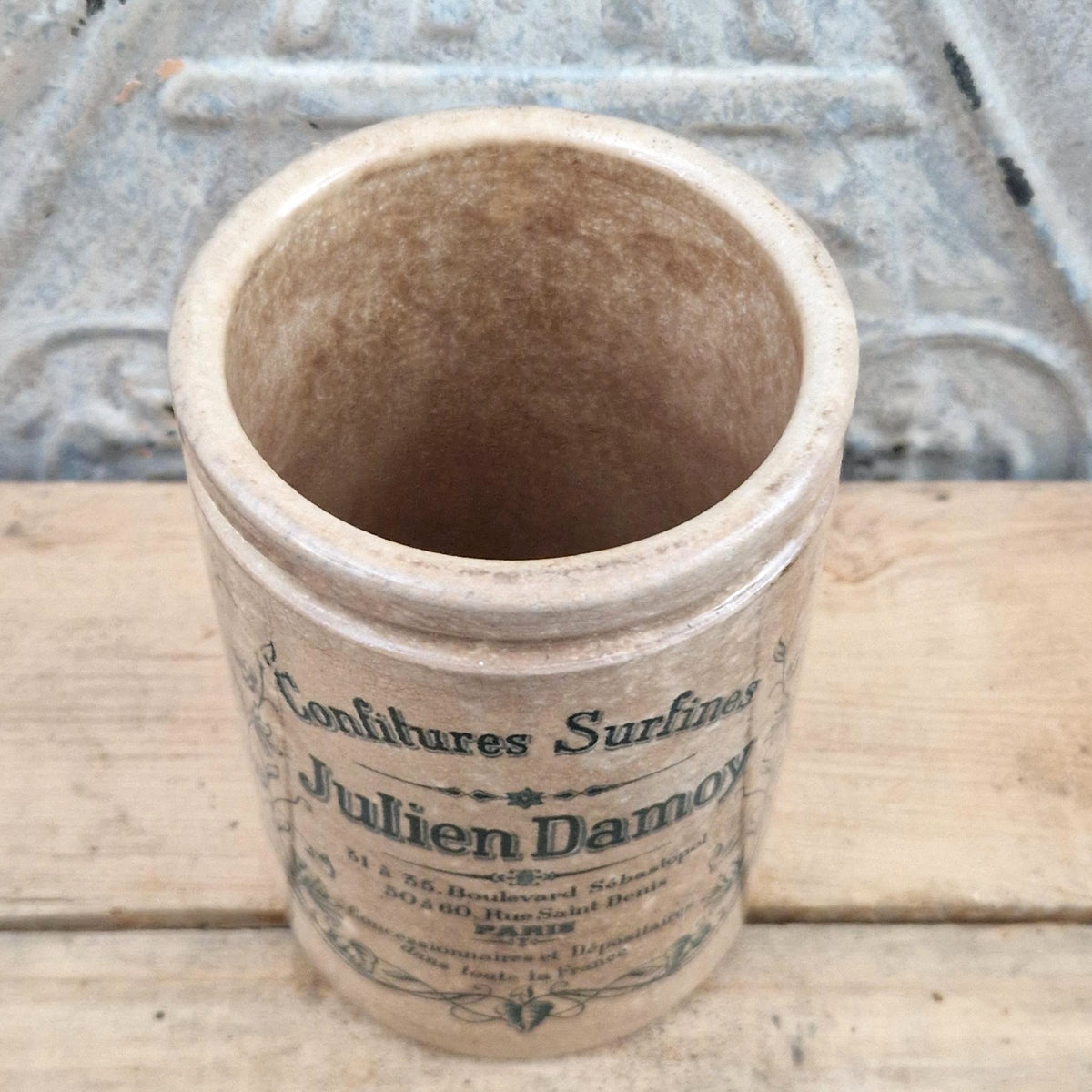 Ancien pot publicitaire « Julien Damoy » - Vers 1905