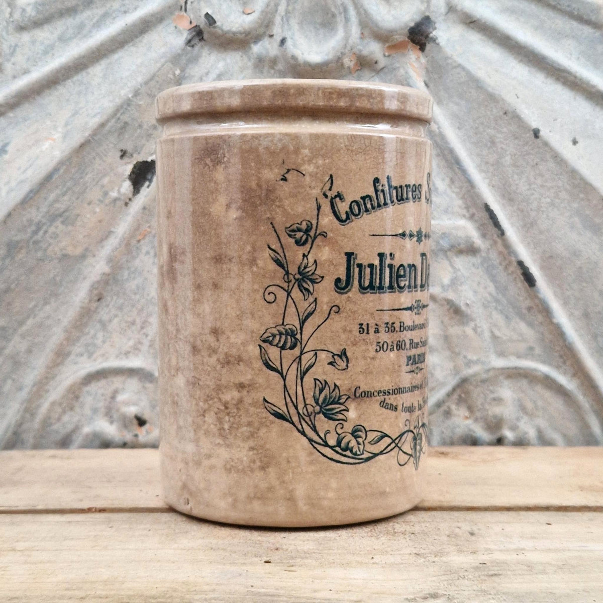 Ancien pot publicitaire « Julien Damoy » - Vers 1905