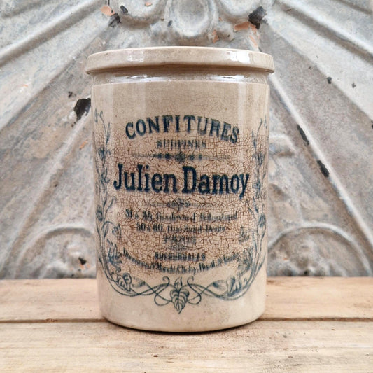 Ancien pot publicitaire « Julien Damoy » - vers 1900