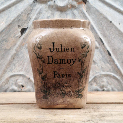 Ancien pot à confitures « Julien Damoy », vers 1900