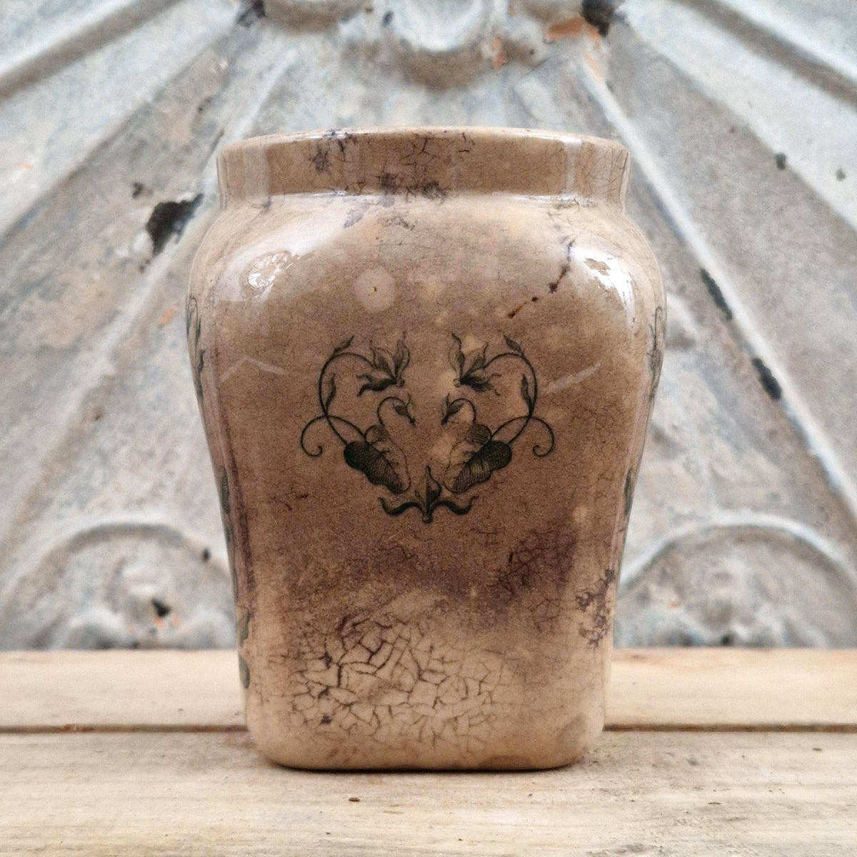 Ancien pot à confitures « Julien Damoy », vers 1900
