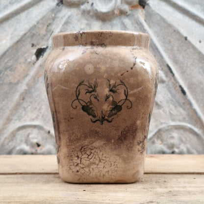 Ancien pot à confitures « Julien Damoy », vers 1900